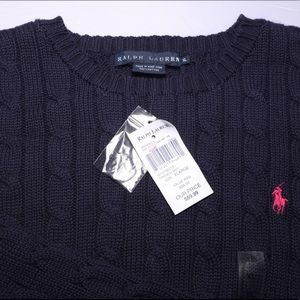 Ralph Lauren Cable-Knit Pullover Sweater